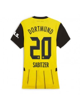 Billige Borussia Dortmund Marcel Sabitzer #20 Hjemmedrakt Dame 2024-25 Kortermet